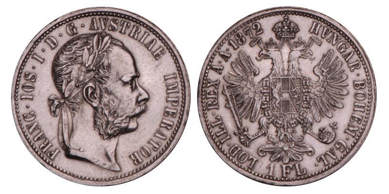 Austria. Franz Joseph I. Florin 1872.