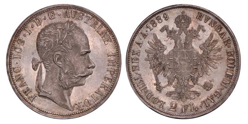 Austria. Frans Joseph. 1 Gulden. 1889.