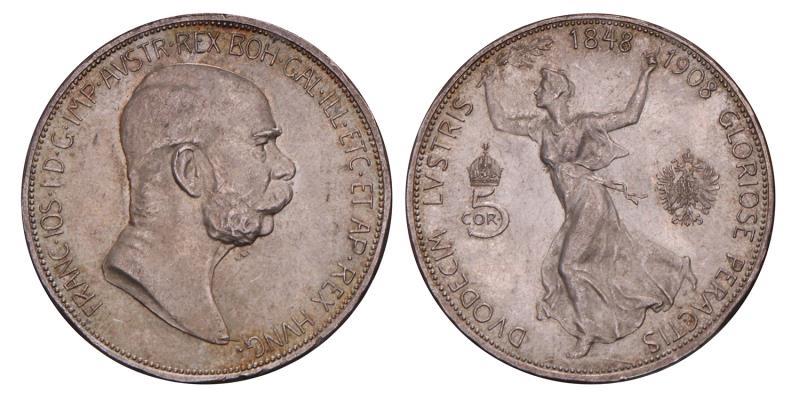 Austria. Frans Joseph. 5 Korona. 1908.