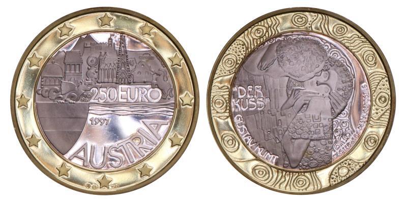 Austria. Republic. 250 Euro. 1997.