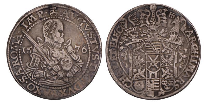 Germany. Saxony. August. Thaler. 1576.