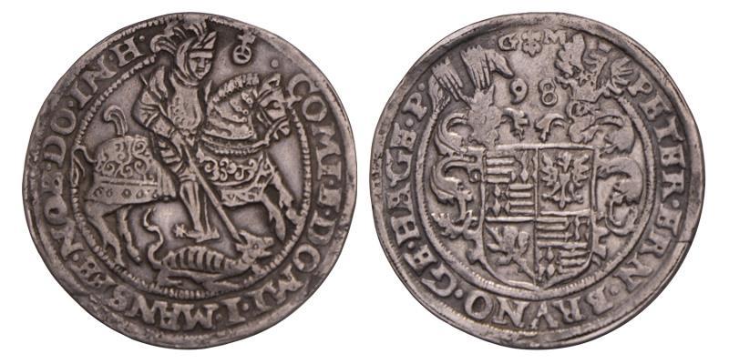 Germany. Mansfeld. Thaler. 1598.