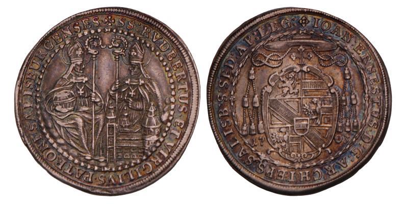 Germany. Salzburg. ½ Thaler. 1703.