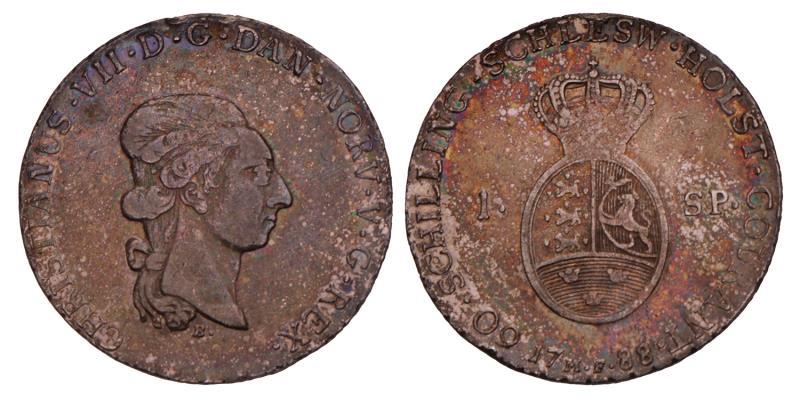 Germany. Salzwich-Holstein. Christian VII. 60 Schilling. 1788.