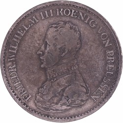 German states. Prussia. Friedrich Wilhelm III. Thaler. 1818 A.