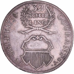 German states. Lübeck. 32 Schilling. 1738 JJJ.