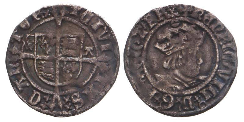 Great Britain. Henry VIII. Halfgroat. 1509-1547.