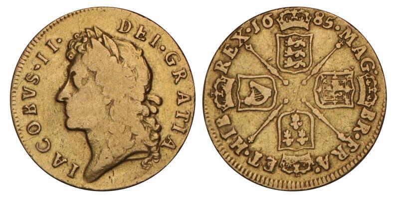 Great Britain. James II. Guinea. 1685.