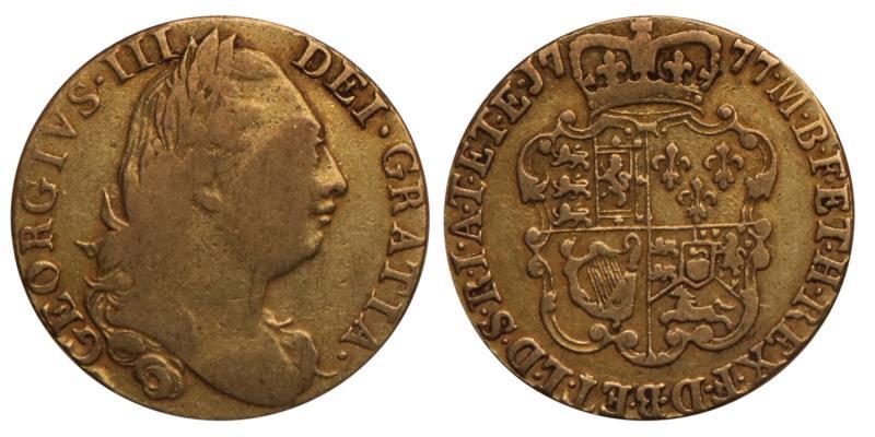 Great Britain. George III. Guinea. 1777.