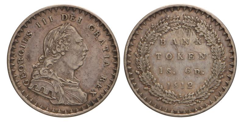 Great Britain. George III. 1 Shilling 6 Pence. 1812.