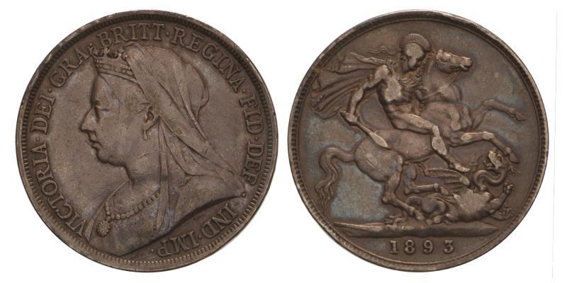 Great Britain. Victoria. Crown. 1893. LVI.