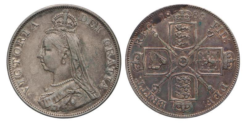 Great Britain. Victoria. Double Florin. 1889.