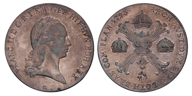 Hungary. Franz II. Kronenthaler. 1793 B.
