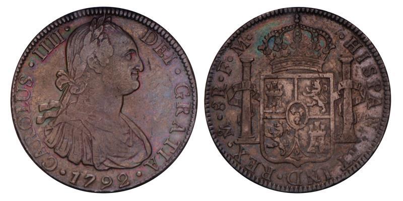 Mexico. Carolus IV. 8 Reales. 1792 MO.