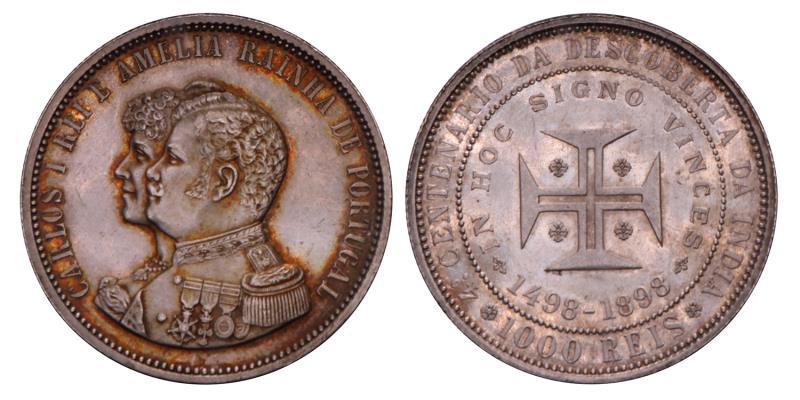 Portugal. 1000 Reis. 1898.