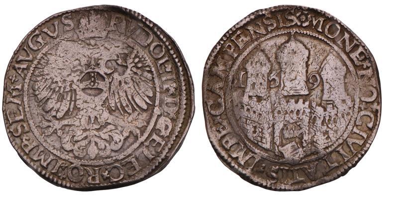 Arendsrijksdaalder Kampen 1597. Fraai +.