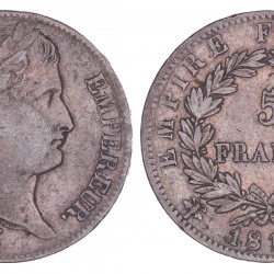 France. Napoleon. 5 Francs. 1811 D.