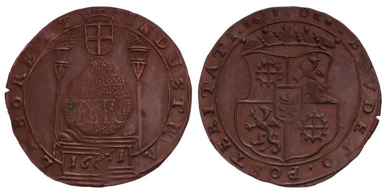 Nederland. 1661. Rekenpenning.