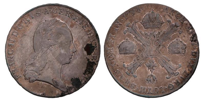 Austria. Franz II. Kronenthaler. 1794 A.