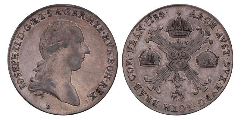 Hungary. Joseph II. Kronenthaler. 1784 B.