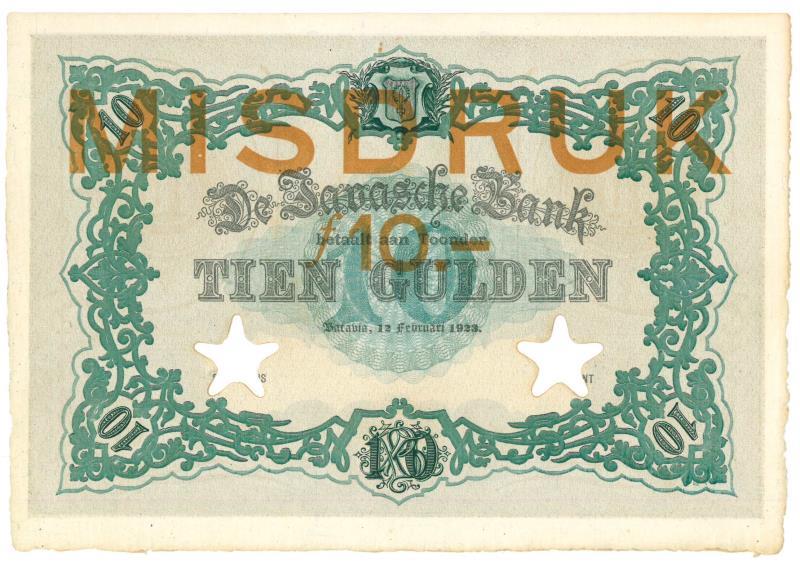 Netherlands-Indies. 10 gulden. Proofseries. Type 1901. - UNC.