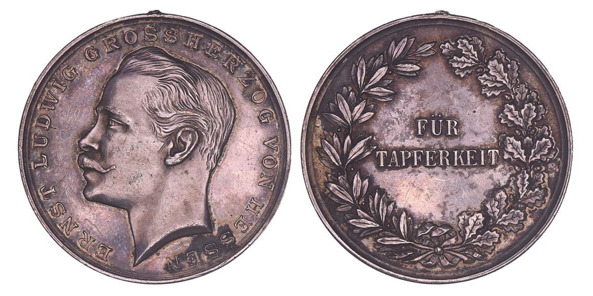 N.D. German states. Hessen. Medal for Bravery.