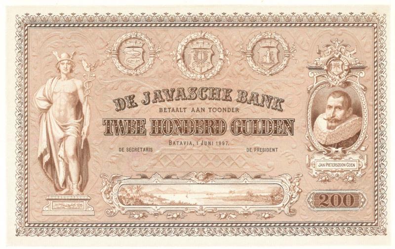 Netherlands-Indies. 100 - 1000 gulden. Proofprinting. Type 1899.