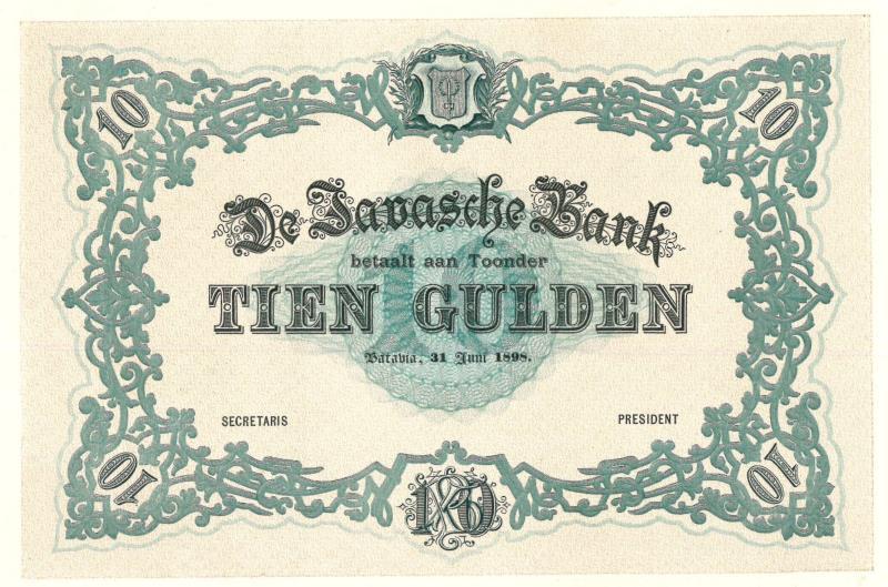 Netherlands-Indies. 10-50 gulden. Proofprinting. Type 1900.