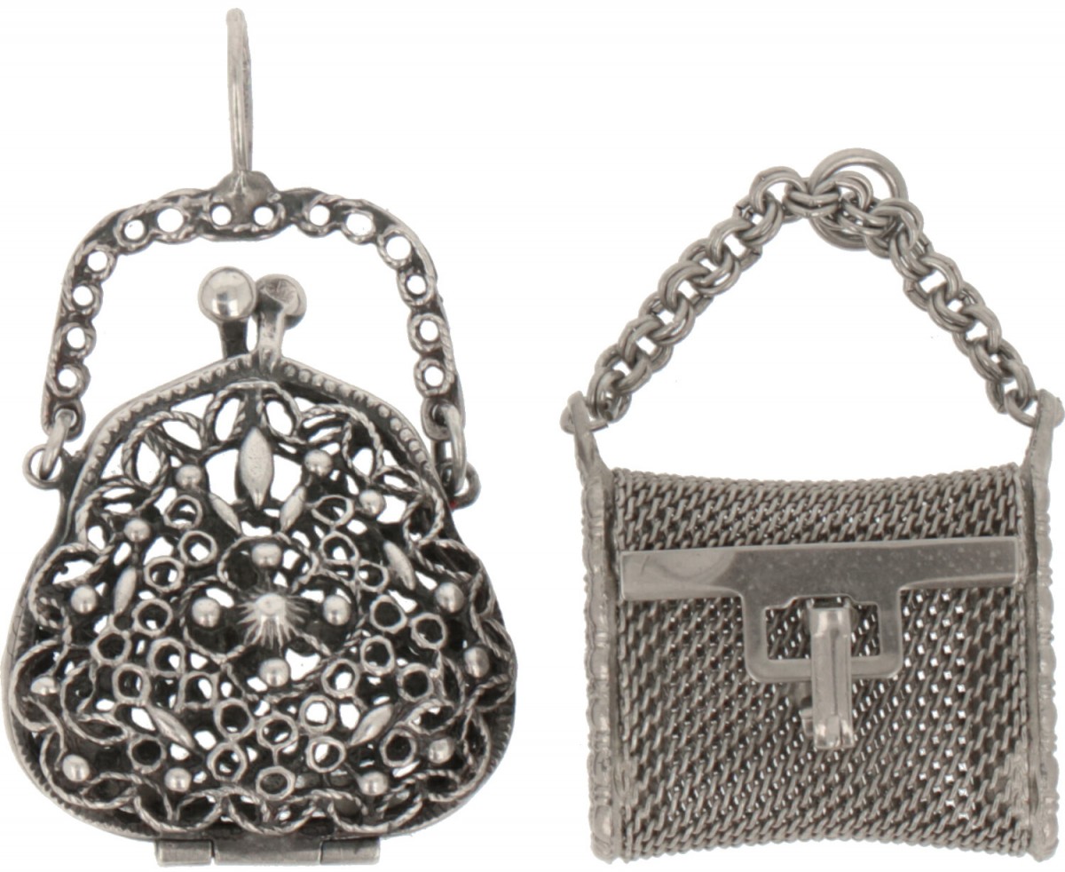 (2) Delig Lot miniaturen BWG / zilver.
