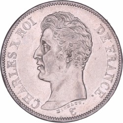 France. Charles X. 5 Francs. 1826 A.