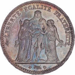 France. Third Republic. 5 Francs. 1875.