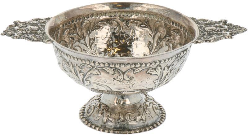 Brandewijnkom zilver.