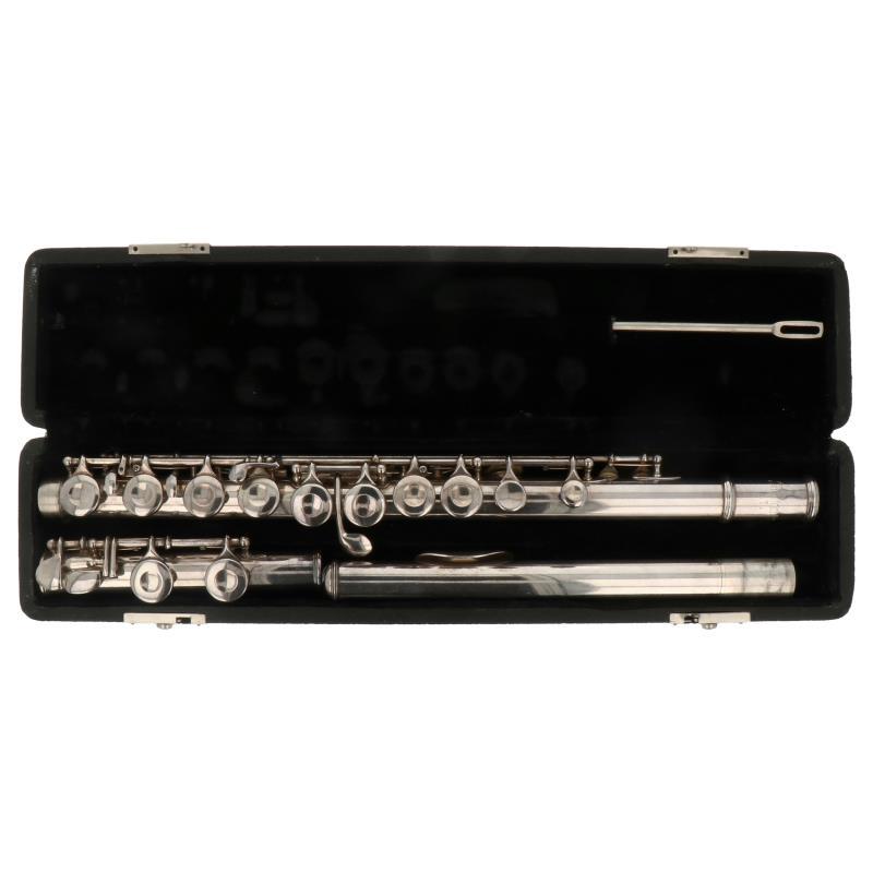 Selmer dwarsfluit model nr.80 instrument nr.6938 zilver.