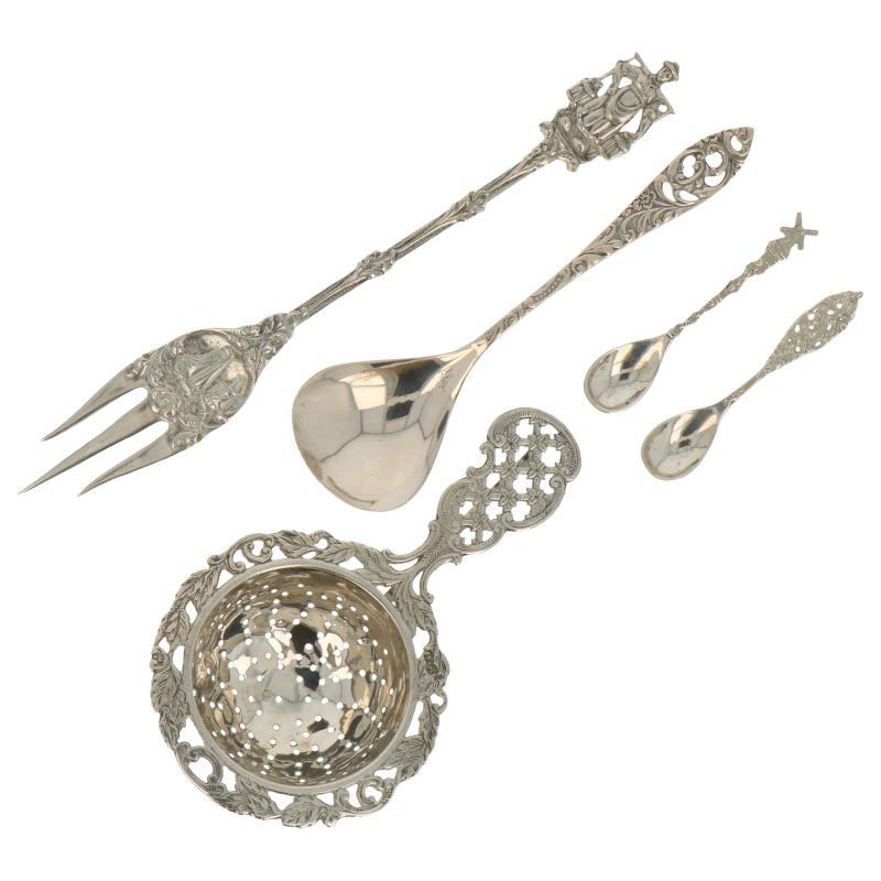 (5) Delig lot diverse zilveren voorwerpen zilver.