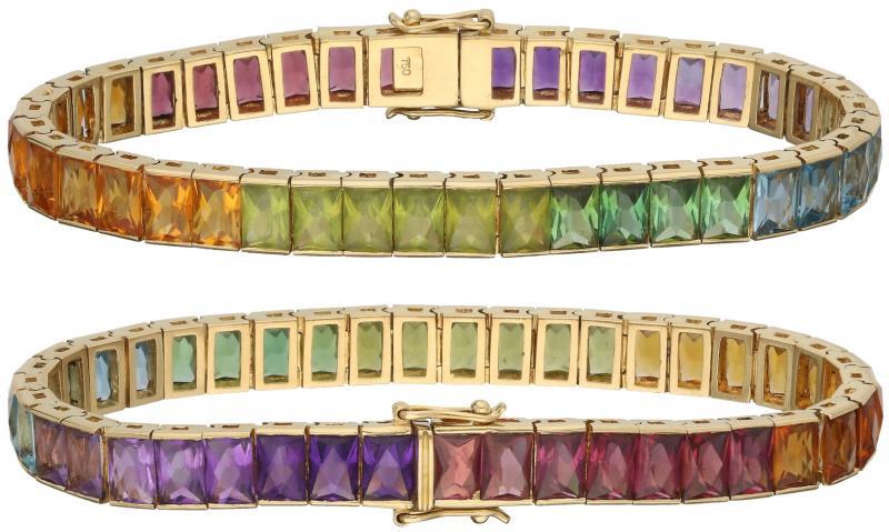 H. Stern 'Rainbow' armband geelgoud, diverse edelstenen - 18 kt.