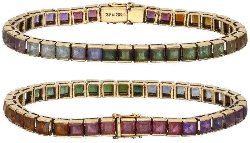 H. Stern 'Rainbow' armband geelgoud, diverse edelstenen - 18 kt.