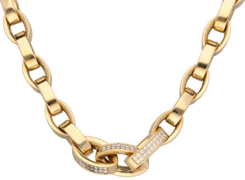 Chopard Les Chaines collier geelgoud, ca. 1.20 ct. diamant - 18 kt.