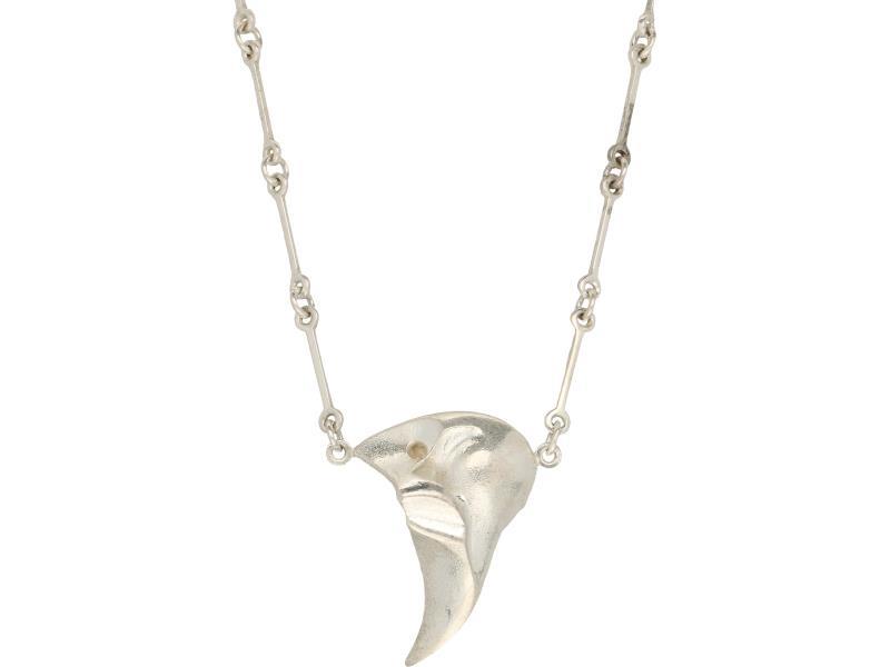 Lapponia design collier met hanger zilver - 925/1000.
