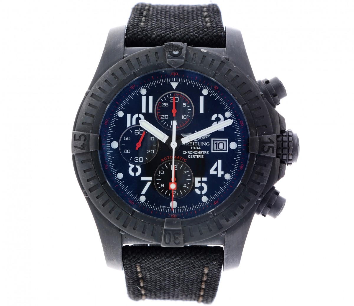 Breitling Super Avenger Black Steel M13370 - Herenhorloge - ca. 2008