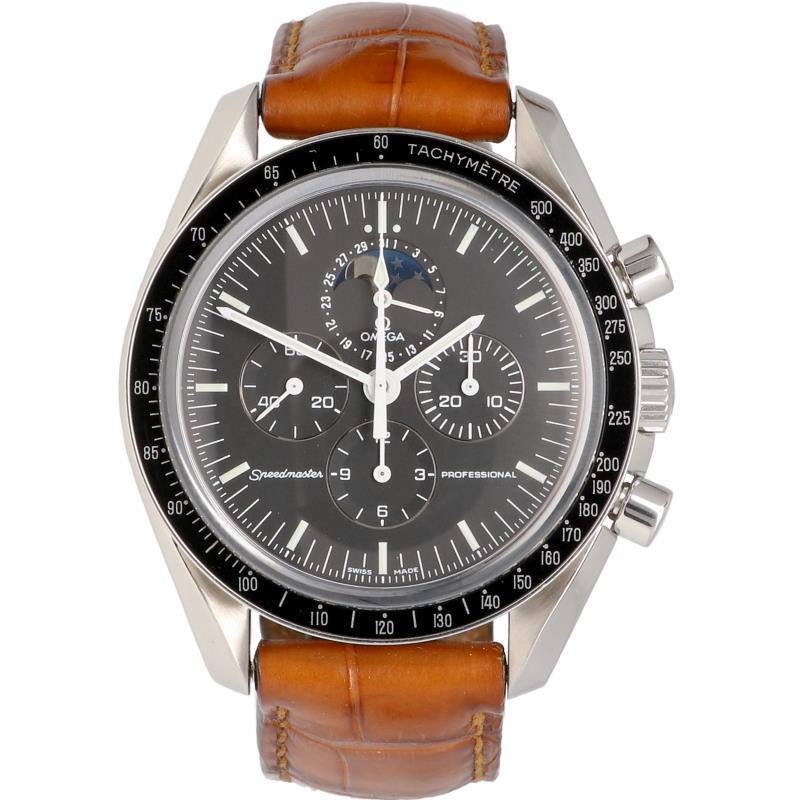 Omega Speedmaster Moonphase 38765031 - Herenhorloge - Handopwindbaar - 2004.