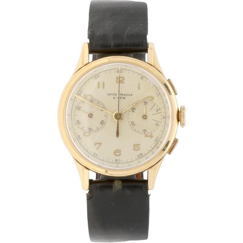 Baume & Mercier Chronograph - Herenhorloge - Handopwindbaar - ca. 1965.