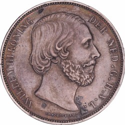 Nederland. Muntdoosje 2½ Gulden Willem III 1874.