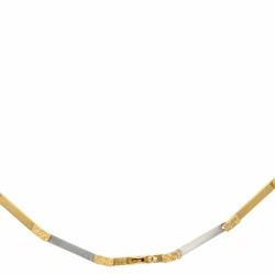 Bicolor gouden Lapponia design collier - 18 kt.