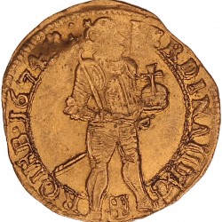 Gouden dukaat Zwolle 1674. Zeer fraai + (RRR).
