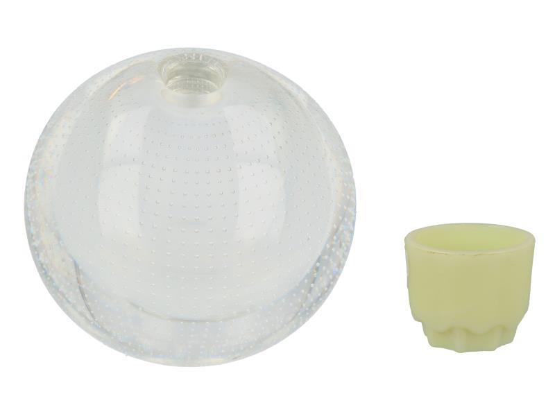 (2x) Leerdam glas.