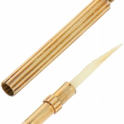 Vacheron et Constantin etui met daarin een pen en tandenstoker goud.