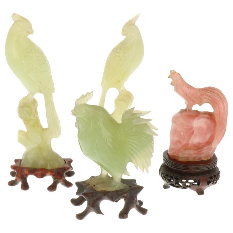 (4x) Gevogelte beeldjes