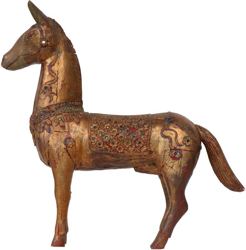 Oosters houten paard. 