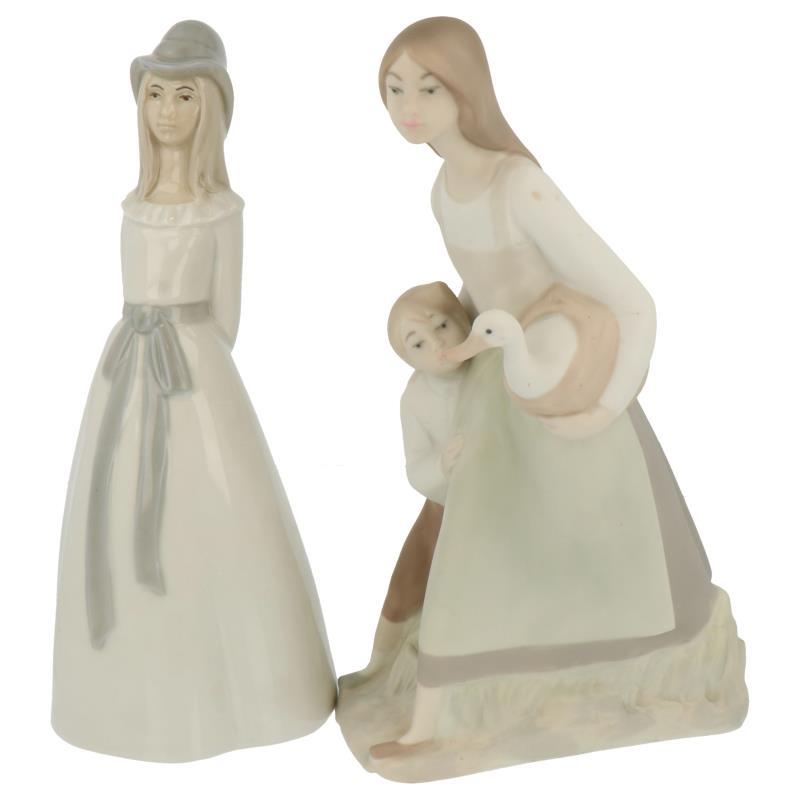 (2x) Beelden in Lladro stijl.
