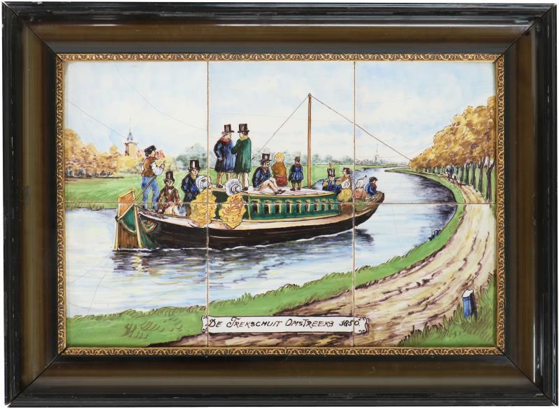 Tegeltableau Makkum.